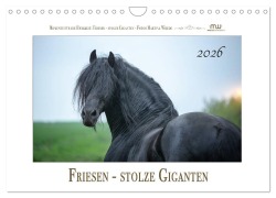 Cover-Bild zum Titel 'Friesen - stolze Giganten (Wandkalender 2026 DIN A4 quer), CALVENDO Monatskalender' von 'Martina Wrede'