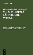 Kreuz- und Querzüge des Ritters A bis Z. Theil 2 - Theodor Gottlieb Von Hippel