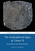 The Undeciphered Signs of Linear B - Anna P Judson