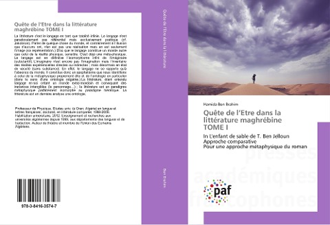 Quête de l'Etre dans la littérature maghrébine TOME I - Hamida Ben Brahim
