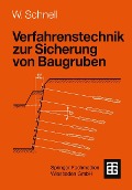 Cover-Bild zum Titel 'Verfahrenstechnik zur Sicherung von Baugruben' von 'Wolfgang Schnell'