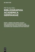 Cover-Bild zum Titel 'Königliche Gesellschaft der Wissenschaften (Akademie der Wissenschaften) Göttingen, Bayerische Akademie der Wissenschaften München' von ''