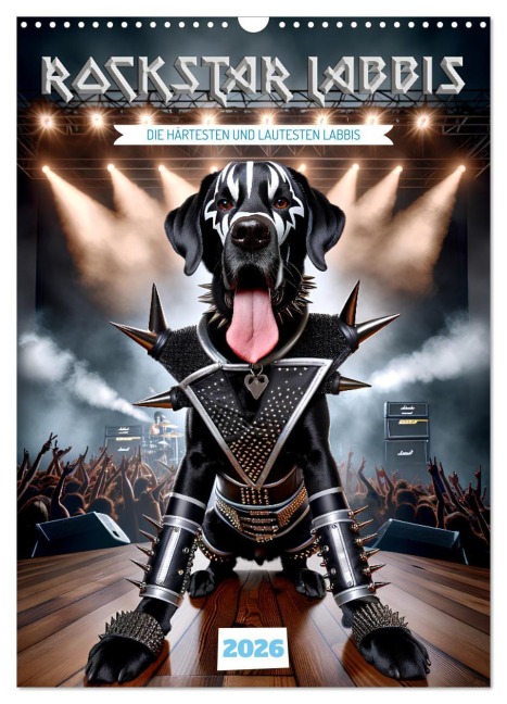 Rockstar Labbi (Wandkalender 2026 DIN A3 hoch), CALVENDO Monatskalender - Tim Alberts