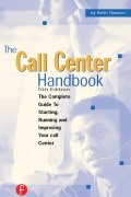 Cover-Bild zum Titel 'The Call Center Handbook' von 'Keith Dawson'