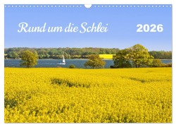 Cover-Bild zum Titel 'Rund um die Schlei (Wandkalender 2026 DIN A3 quer), CALVENDO Monatskalender' von 'Klaus Kolfenbach'