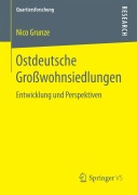 Cover-Bild zum Titel 'Ostdeutsche Großwohnsiedlungen' von 'Nico Grunze'