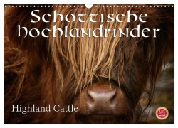 Cover-Bild zum Titel 'Schottische Hochlandrinder - Highland Cattle (Wandkalender 2026 DIN A3 quer), CALVENDO Monatskalender' von 'Martina Cross'