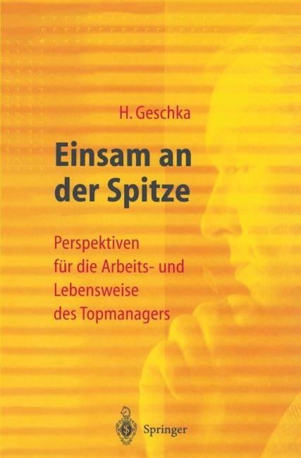 Einsam an der Spitze - Horst Geschka