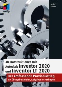 Cover-Bild zum Titel '3D-Konstruktionen mit Autodesk Inventor 2020 und Inventor LT 2020' von 'Detlef Ridder'