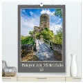 Burgen am Mittelrhein (hochwertiger Premium Wandkalender 2025 DIN A2 hoch), Kunstdruck in Hochglanz - Erhard Hess