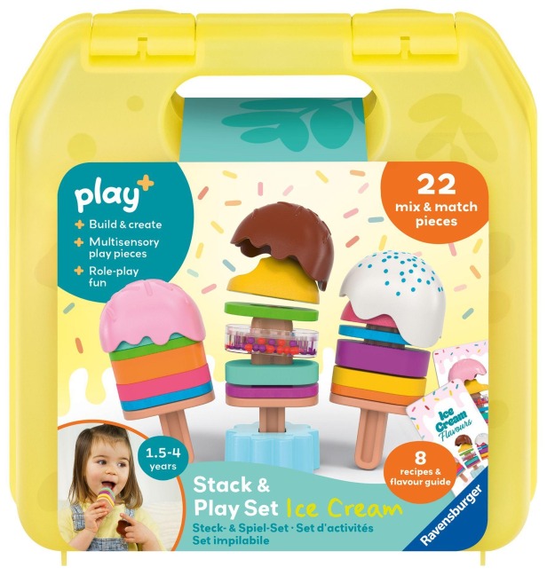 Play+ Steck- und Spiel-Set: Mix dein Eis - ab 1,5 Jahre - 