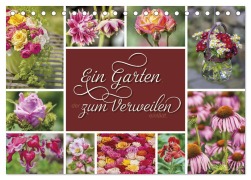 Cover-Bild zum Titel 'Ein Garten, der zum Verweilen einlädt (Tischkalender 2026 DIN A5 quer), CALVENDO Monatskalender' von 'Susann Kuhr'