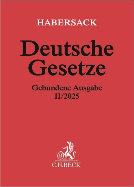 Deutsche Gesetze Gebundene Ausgabe II/2025 - 