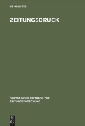 Cover-Bild zum Titel 'Zeitungsdruck' von ''