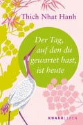 Cover-Bild zum Titel 'Der Tag, auf den du gewartet hast, ist heute' von 'Thich Nhat Hanh'