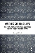 Cover-Bild zum Titel 'Writing Chinese Laws' von 'Ernest Caldwell'
