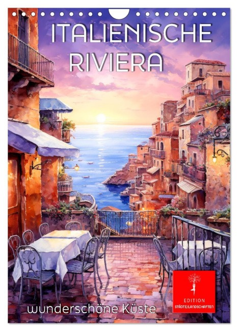 Italienische Riviera - wunderschöne Küste (Wandkalender 2026 DIN A4 hoch), CALVENDO Monatskalender - Peter Roder