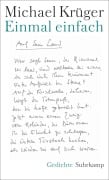 Cover-Bild zum Titel 'Einmal einfach' von 'Michael Krüger'