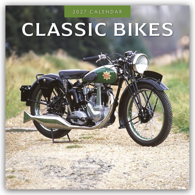 Classic Bikes - Klassische Motorräder 2027 - 16-Monatskalender - Robin Red