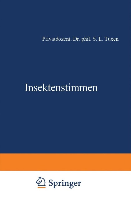 Insektenstimmen - S. L. Tuxen