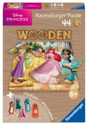 Cover-Bild zum Titel 'WOODEN Puzzle Kids 44 Teile - Zauberhafte Disney Prinzessinnen' von ''