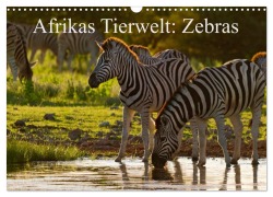 Cover-Bild zum Titel 'Afrikas Tierwelt: Zebras (Wandkalender 2026 DIN A3 quer), CALVENDO Monatskalender' von 'Michael Voß'