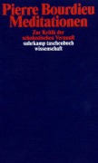 Cover-Bild zum Titel 'Meditationen' von 'Pierre Bourdieu'