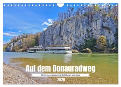 Cover-Bild zum Titel 'Auf dem Donauradweg Unterwegs zwischen Kehlheim und Linz (Wandkalender 2026 DIN A4 quer), CALVENDO Monatskalender' von 'Beate Bussenius'