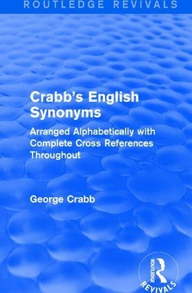 Routledge Revivals - George Crabb