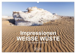 Cover-Bild zum Titel 'Impressionen - Weiße Wüste (Wandkalender 2026 DIN A2 quer), CALVENDO Monatskalender' von 'Sandra Eigenheer'