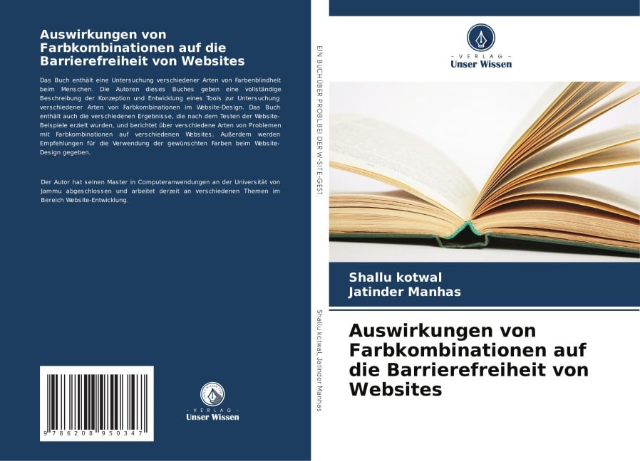 Auswirkungen von Farbkombinationen auf die Barrierefreiheit von Websites - Shallu Kotwal, Jatinder Manhas