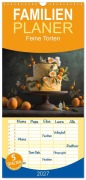 Cover-Bild zum Titel 'Familienplaner 2027 - Feine Torten mit 5 Spalten (Wandkalender, 21 x 45 cm) CALVENDO' von 'Dirk Meutzner'