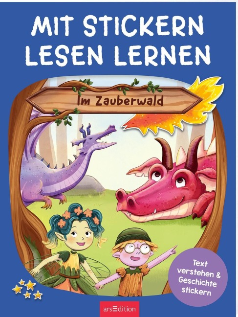 Mit Stickern Lesen lernen - Im Zauberwald - Annette Moser