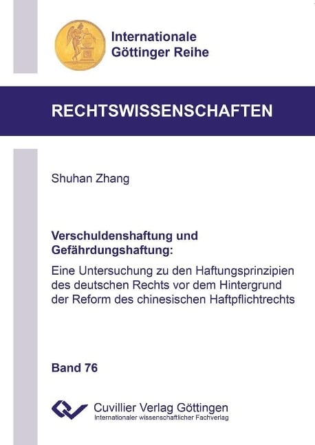 Verschuldenshaftung und Gefährdungshaftung - 