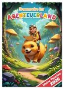 Traumreise ins Abenteuerland - Planer für Kinder (Wandkalender 2026 DIN A2 hoch), CALVENDO Monatskalender - Sebastian Lüdke