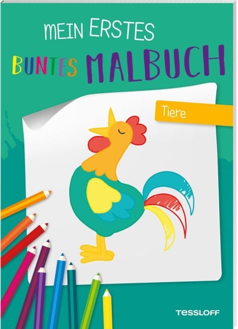 Mein erstes buntes Malbuch. Tiere - 