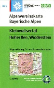 Kleinwalsertal, Hoher Ifen, Widderstein 1:25 000 - 