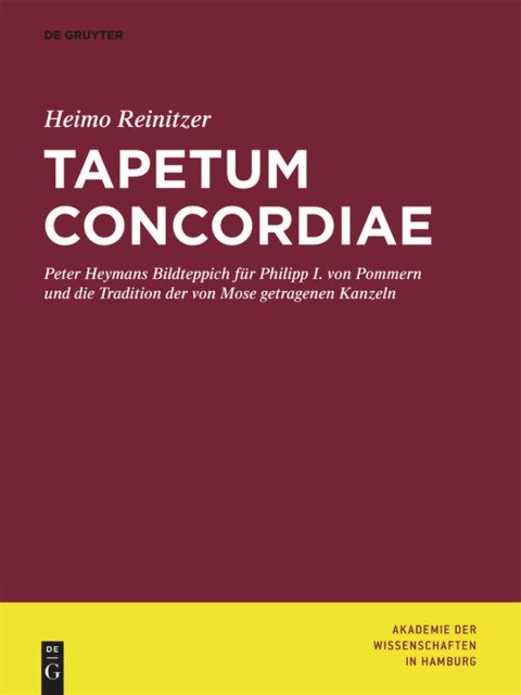 Tapetum Concordiae - Heimo Reinitzer