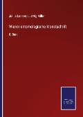 Cover-Bild zum Titel 'Wiener entomologische Monatschrift' von 'Julius Lederer, Ludwig Miller'