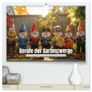 Berufe der Gartenzwerge (hochwertiger Premium Wandkalender 2025 DIN A2 quer), Kunstdruck in Hochglanz - Mb Fotografie
