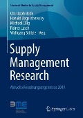 Supply Management Research - 