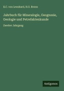 Cover-Bild zum Titel 'Jahrbuch für Mineralogie, Geognosie, Geologie und Petrefaktenkunde' von 'K. C. Von Leonhard, H. G. Bronn'