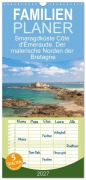 Cover-Bild zum Titel 'Familienplaner 2027 - Smaragdküste Côte d'Émeraude. Der malerische Norden der Bretagne mit 5 Spalten (Wandkalender, 21 x 45 cm) CALVENDO' von 'Etienne Benoît'