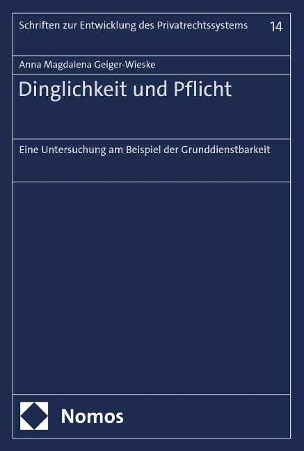 Dinglichkeit und Pflicht - Anna Magdalena Geiger-Wieske