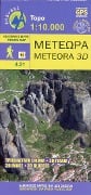 Topografische Bergwanderkarte 4.21. Meteora 3D 1:10 000 - 