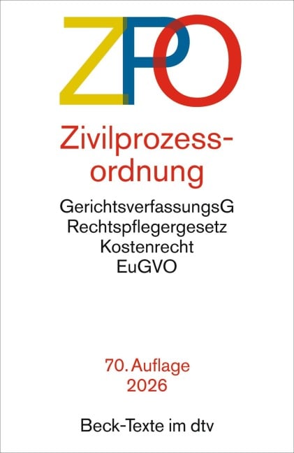 Zivilprozessordnung. ZPO - 