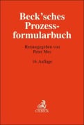 Cover-Bild zum Titel 'Beck'sches Prozessformularbuch' von ''