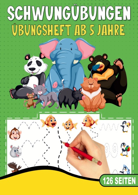 Schwungübungen Übungsheft ab 5 Jahre - Das Tier Lernheft für Kinder - Inspirations Lounge