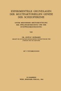 Cover-Bild zum Titel 'Experimentelle Grundlagen der Multifaktoriellen Genese der Schizophrenie' von 'Gustav Hofmann'
