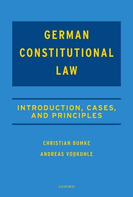 German Constitutional Law - Christian Bumke, Andreas Voßkuhle